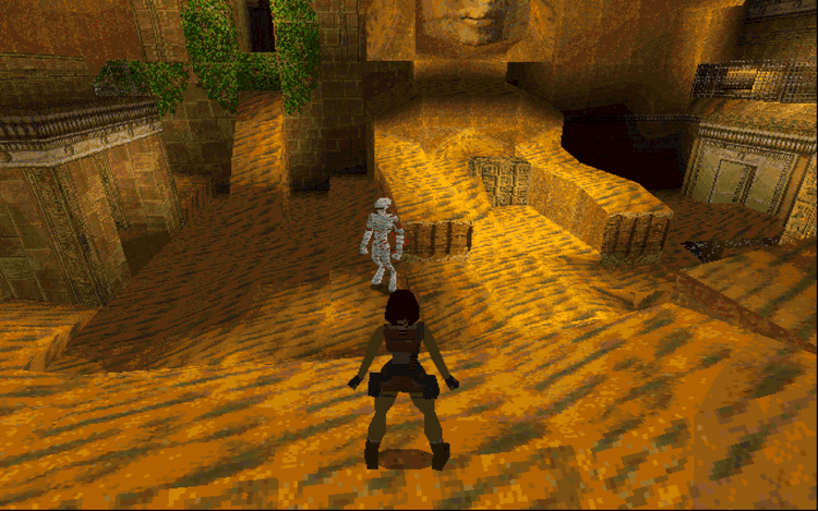 Gameplay screen of Tomb Raider (4/8)