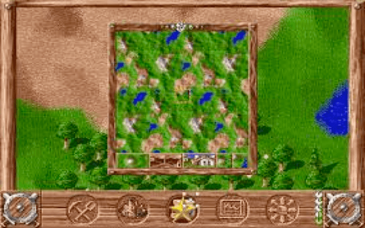 Gameplay screen of The Settlers (4/7)