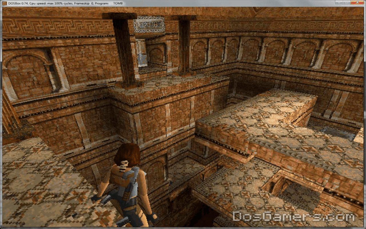 Gameplay screen of Tomb Raider (8/8)