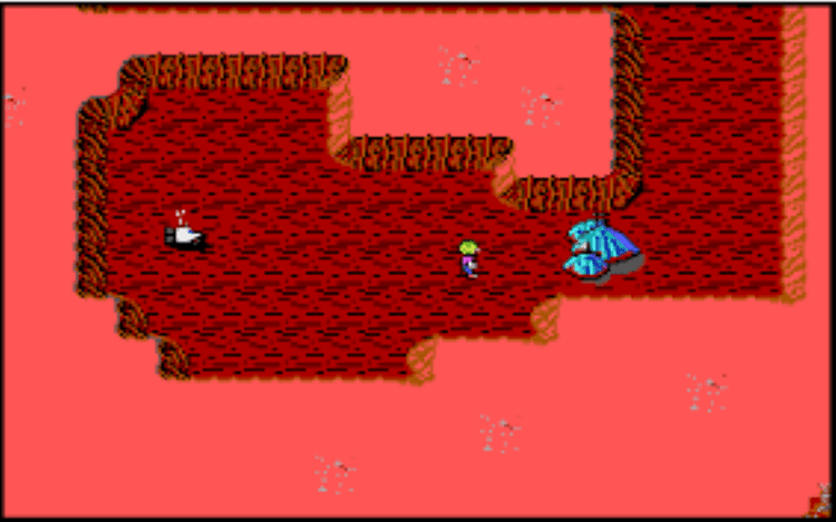 Gameplay screen of Commander Keen 1: Marooned on Mars (6/8)