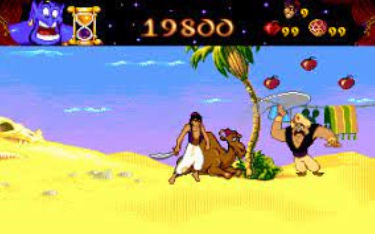 Gameplay screen of Disney's Aladdin (5/8)
