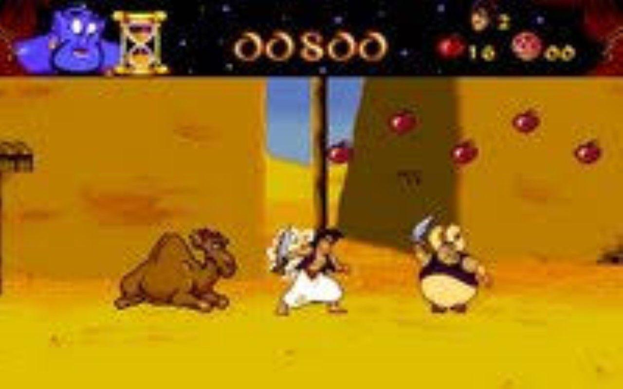 Gameplay screen of Disney's Aladdin (3/8)