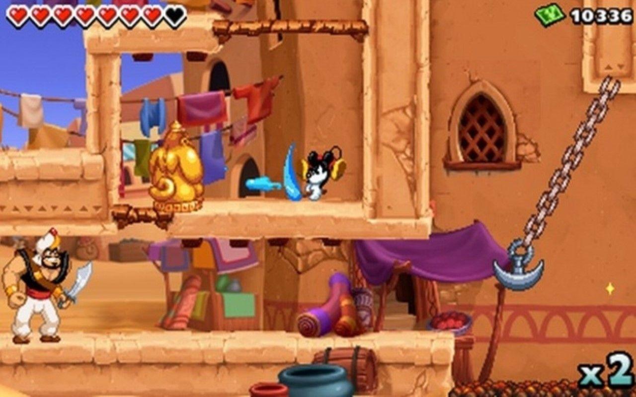 Gameplay screen of Disney's Aladdin (4/8)