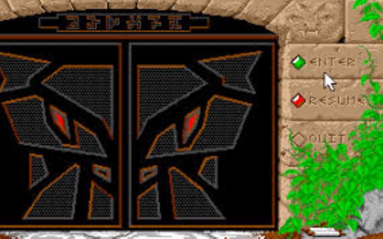 Gameplay screen of Dungeon Master (5/8)