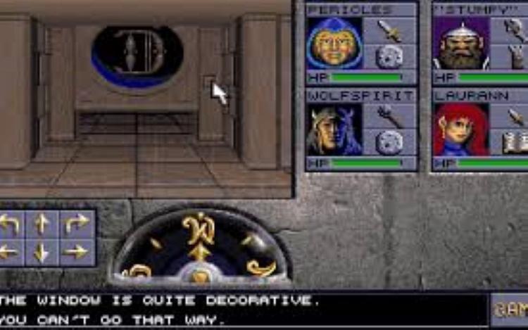 Gameplay screen of Eye of the Beholder II: The Legend of Darkmoon (1/8)