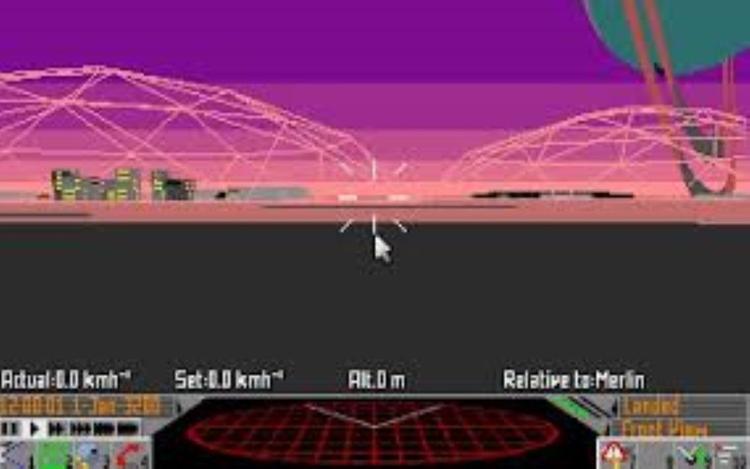 Gameplay screen of Frontier: Elite II (1/8)