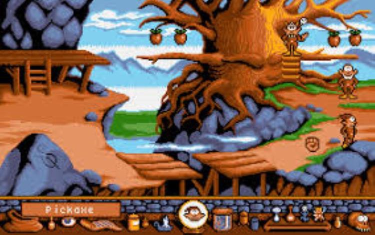 Gameplay screen of Gobliiins (6/8)