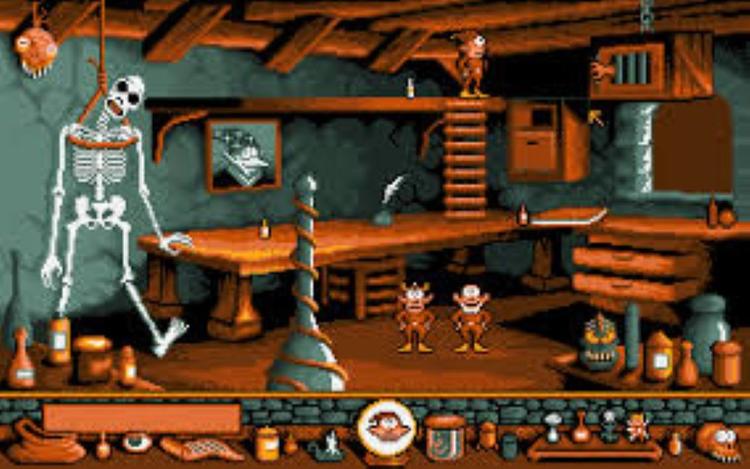 Gameplay screen of Gobliiins (8/8)