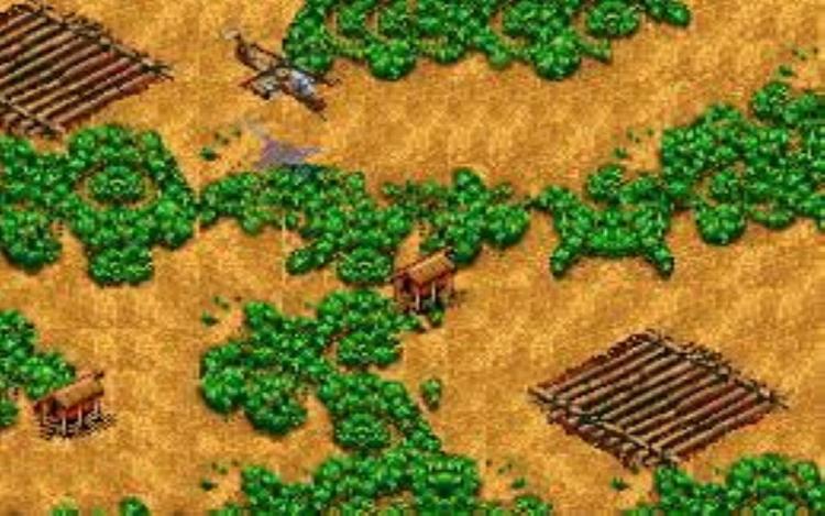 Gameplay screen of Jungle Strike (8/8)