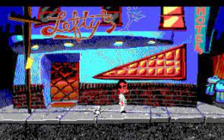 Gameplay screen of Leisure Suit Larry 1 In the Land of the Lounge Lizards (6/8)