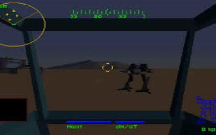 Gameplay screen of MechWarrior 2: 31st Century Combat (7/8)