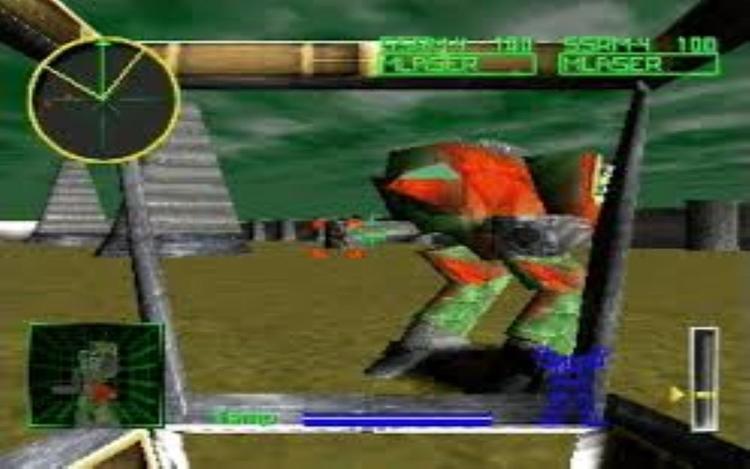 Gameplay screen of MechWarrior 2: 31st Century Combat (3/8)