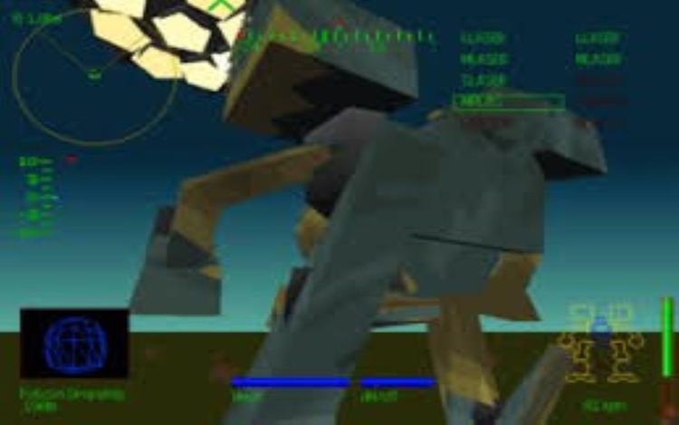 Gameplay screen of MechWarrior 2: 31st Century Combat (6/8)