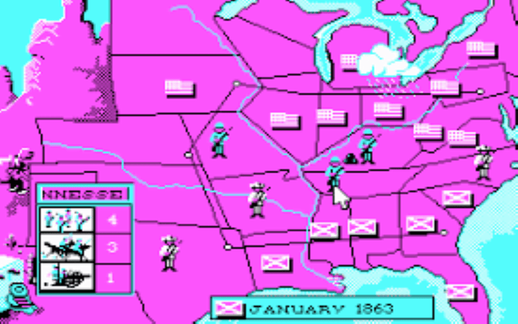 Gameplay screen of North & South (7/8)