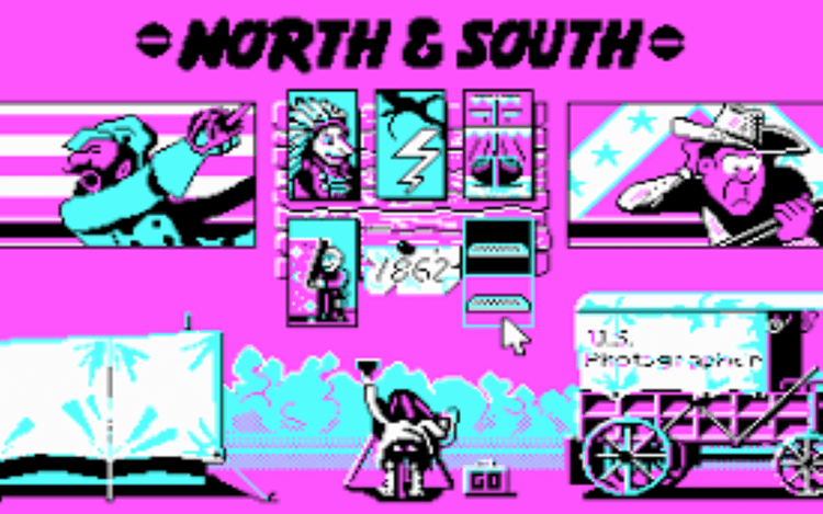 Gameplay screen of North & South (8/8)