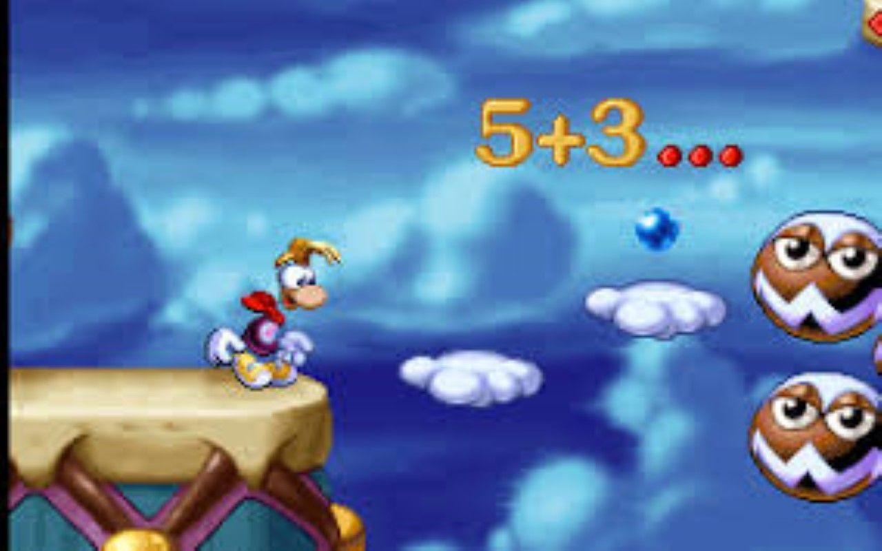 Gameplay screen of Rayman (1/4)