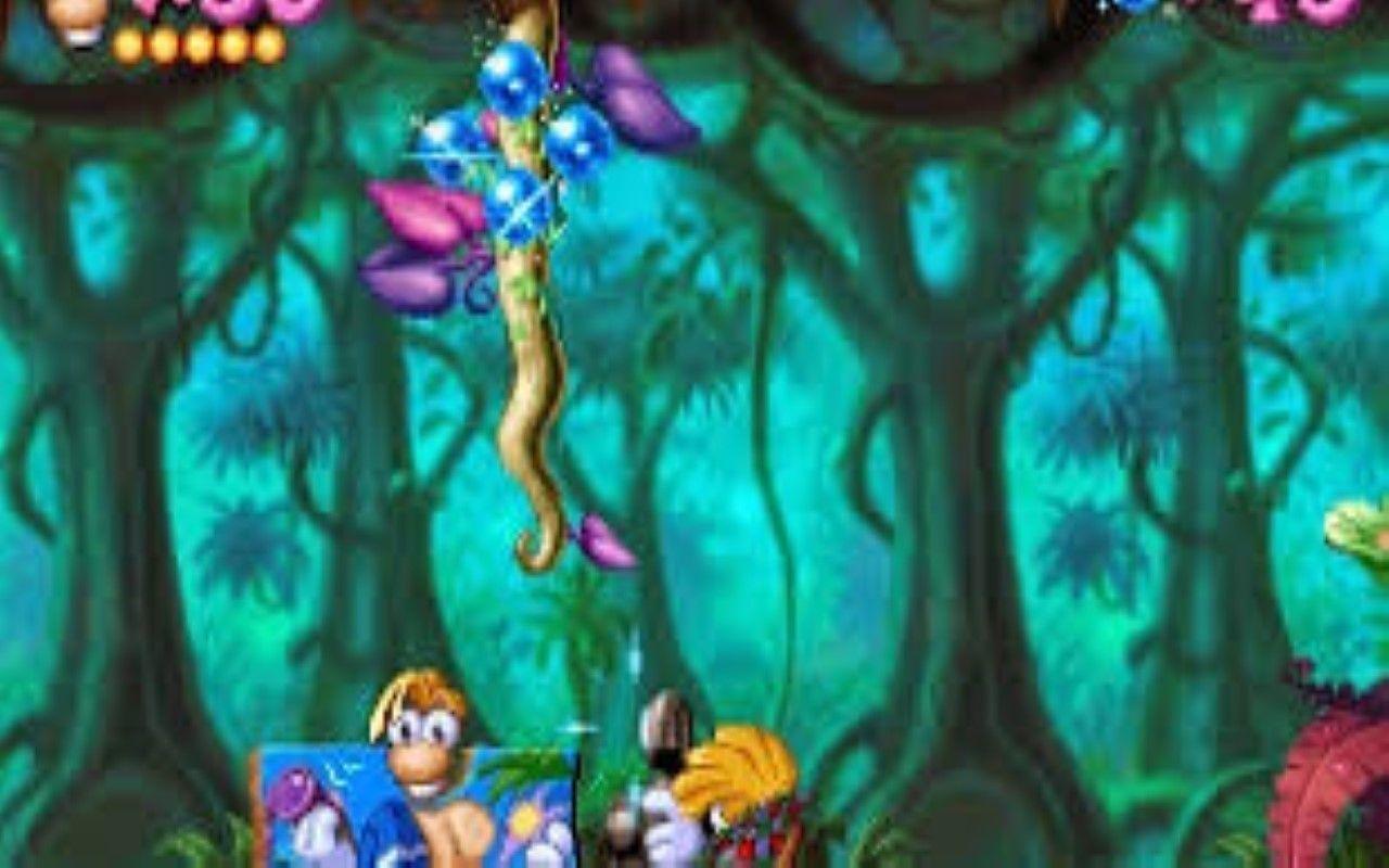 Gameplay screen of Rayman (3/4)