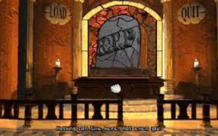 Gameplay screen of Return to Zork (2/4)