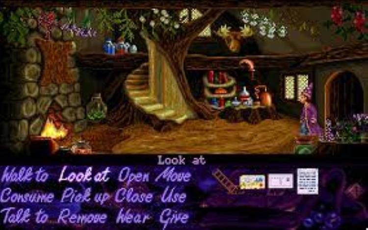 Gameplay screen of Simon the Sorcerer (8/8)