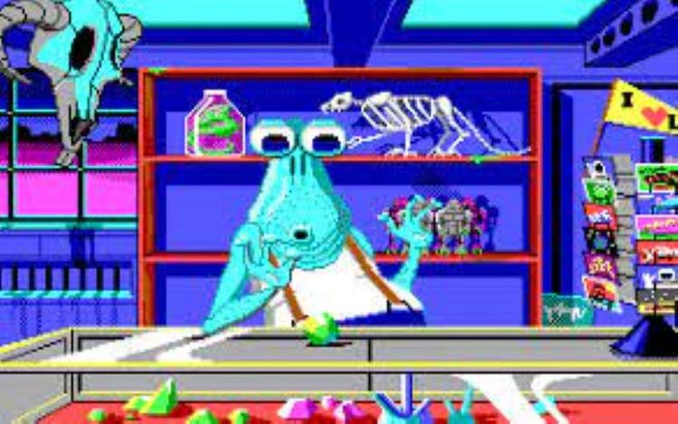 Gameplay screen of Space Quest III: The Pirates of Pestulon (8/8)