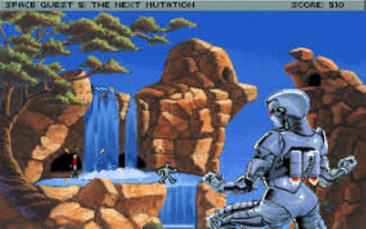 Gameplay screen of Space Quest V: The Next Mutation (6/8)