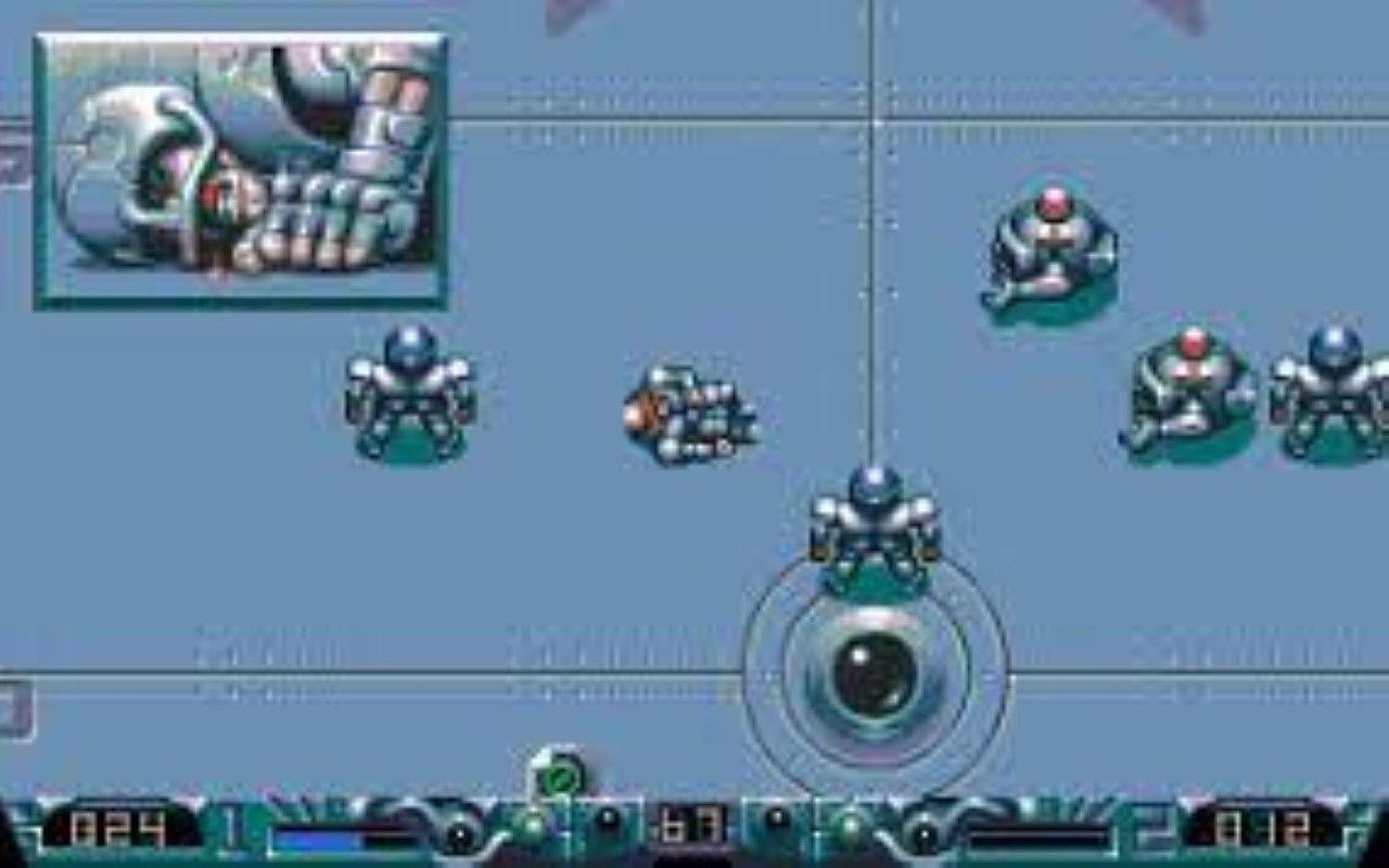 Gameplay screen of Speedball 2: Brutal Deluxe (3/8)