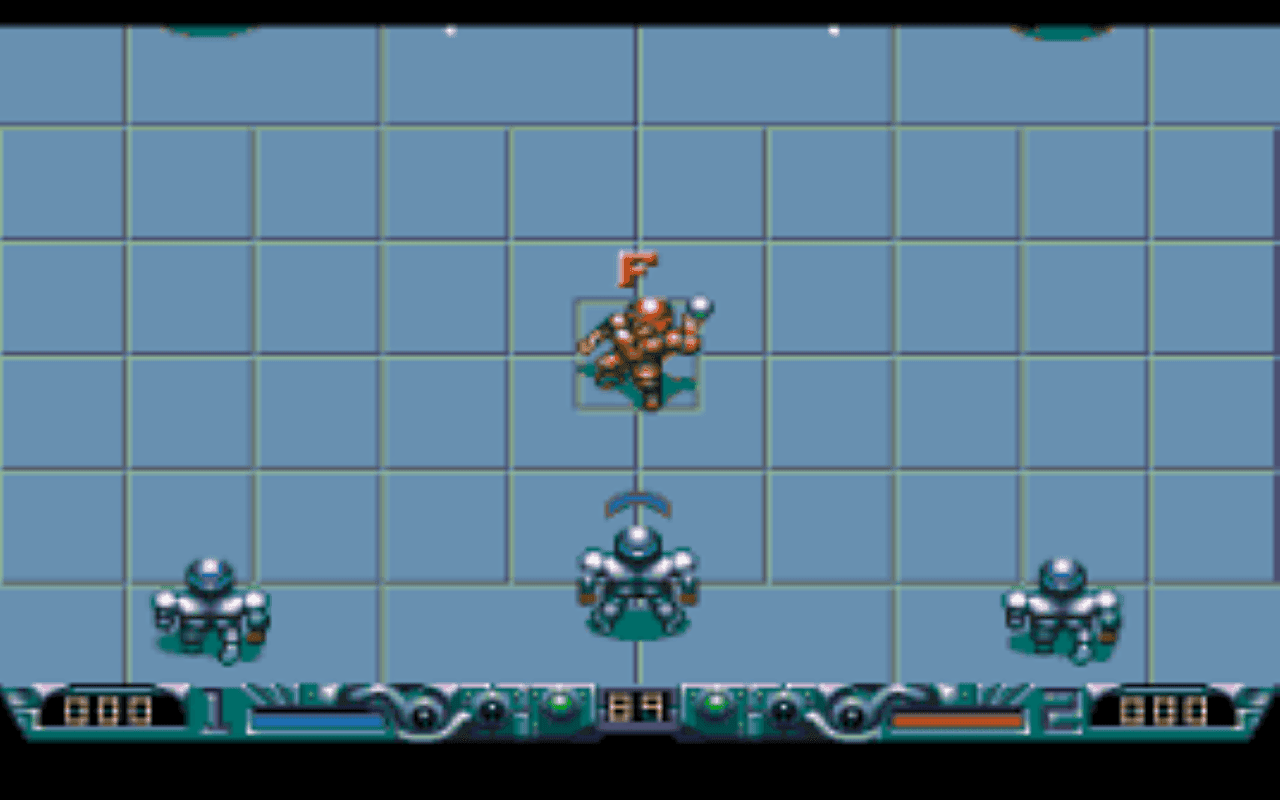 Gameplay screen of Speedball 2: Brutal Deluxe (1/8)