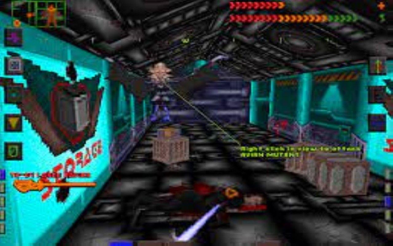 Gameplay screen of System Shock (1/8)