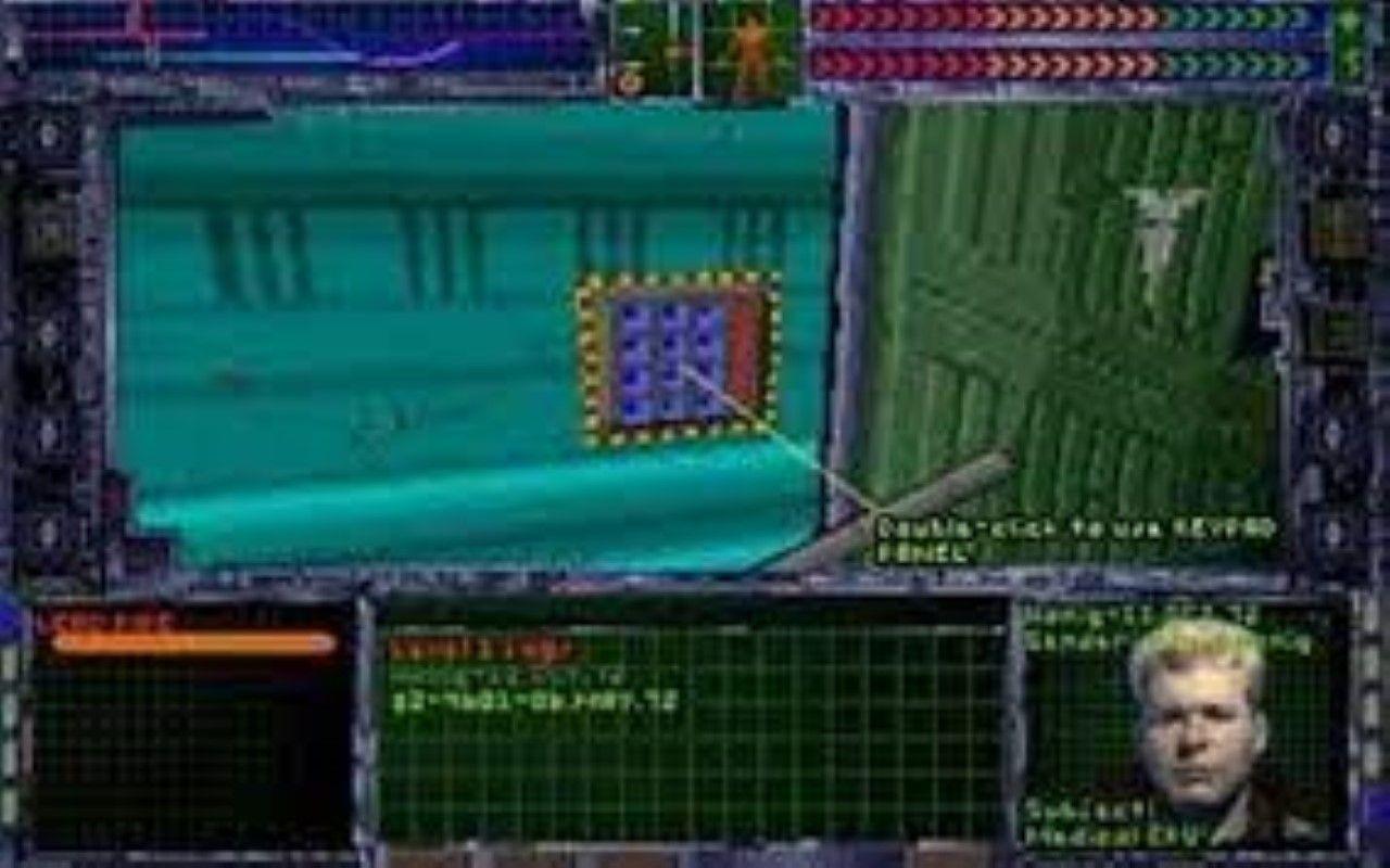Gameplay screen of System Shock (2/8)