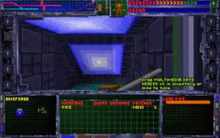 Gameplay screen of System Shock (4/8)