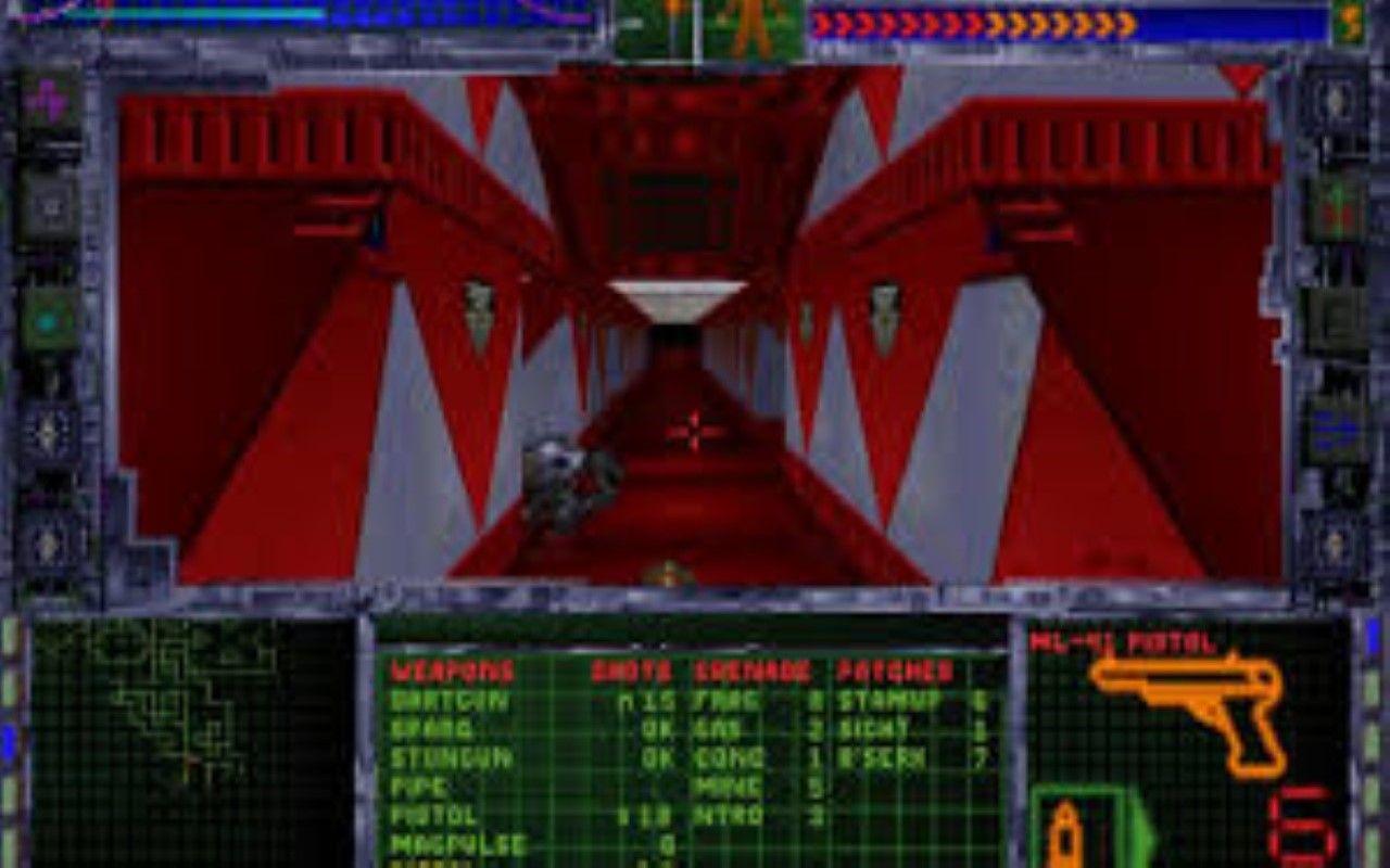 Gameplay screen of System Shock (7/8)