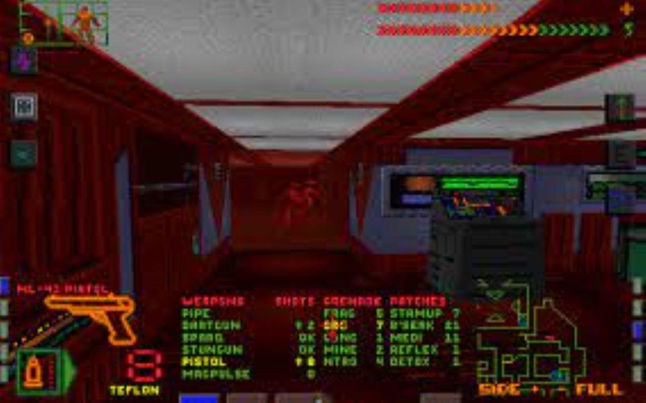 Gameplay screen of System Shock (6/8)