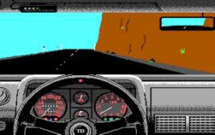 Gameplay screen of Test Drive (1/8)