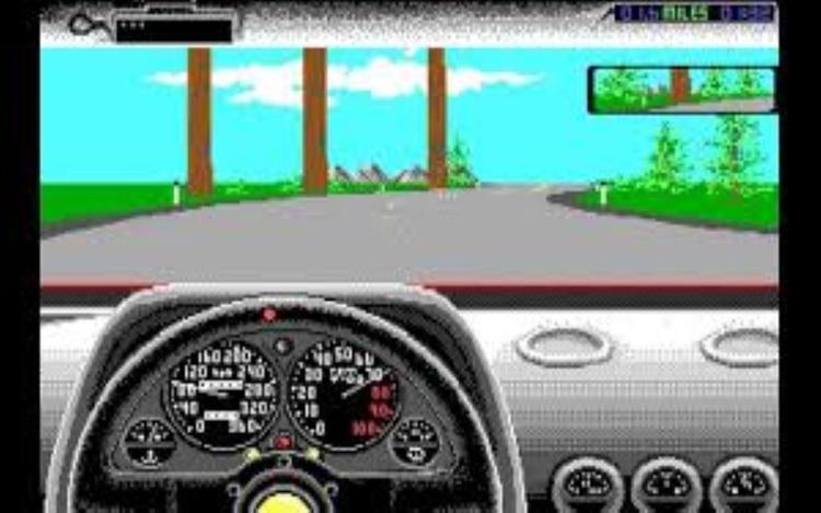 Gameplay screen of The Duel: Test Drive II (2/4)