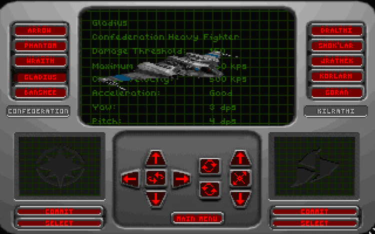 Gameplay screen of Wing Commander: Armada (1/4)