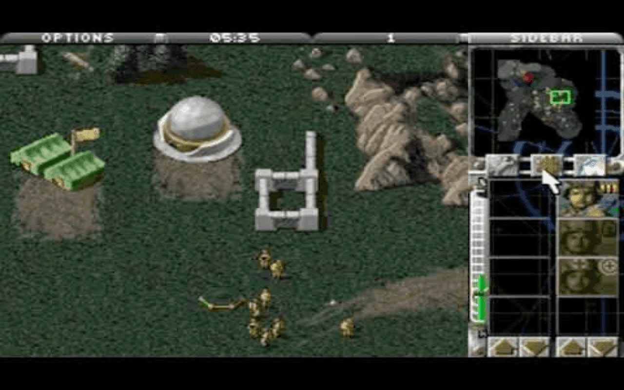 Gameplay screen of Command & Conquer (5/8)
