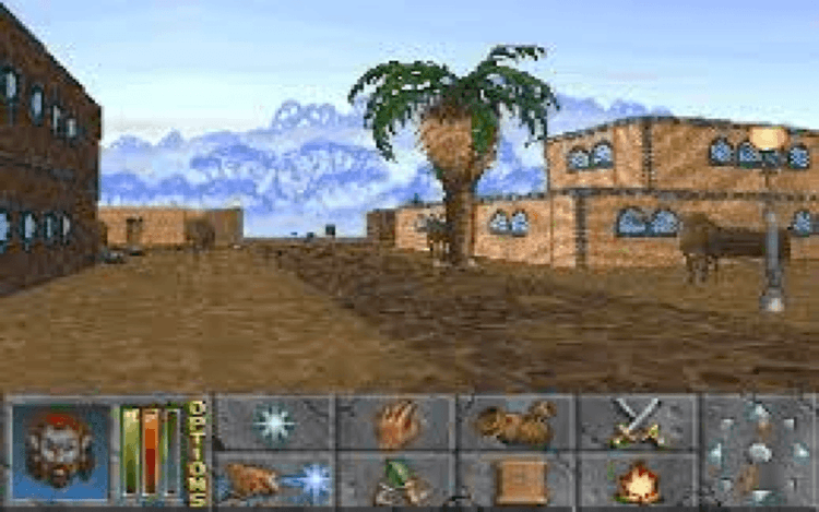 Gameplay screen of The Elder Scrolls - Daggerfall (8/8)