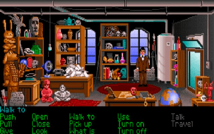 Gameplay screen of Indiana Jones and the Last Crusade: The Graphic Adventure (8/8)