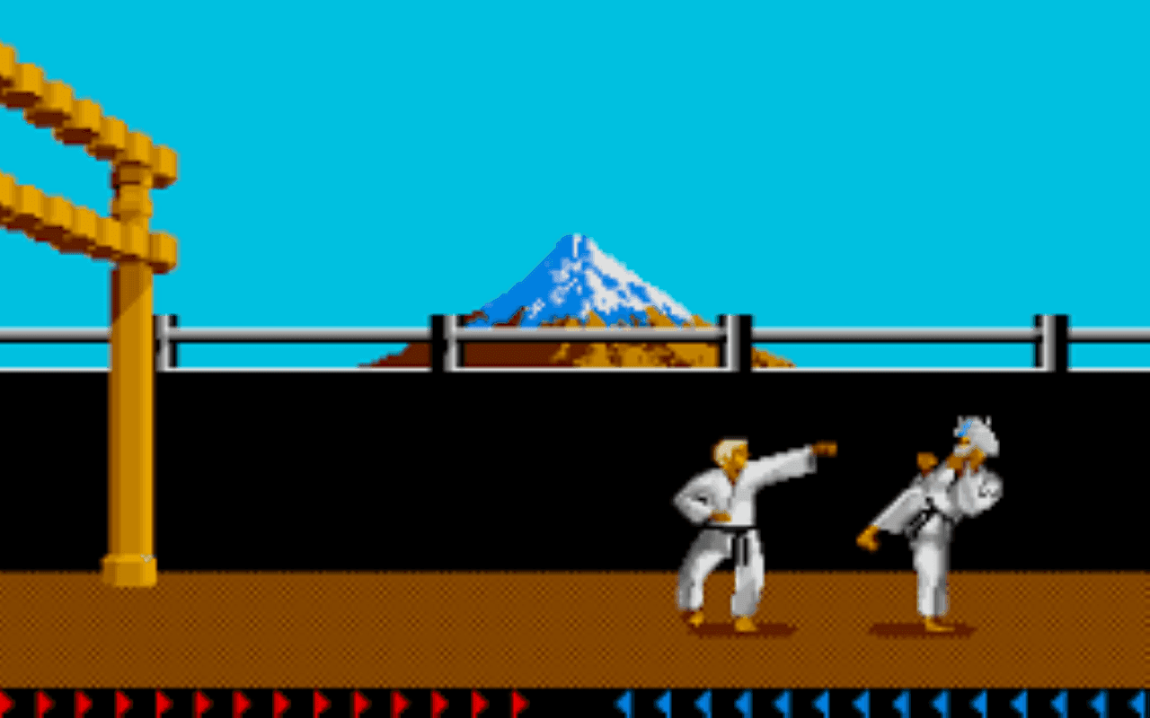 Gameplay screen of Karateka (7/8)