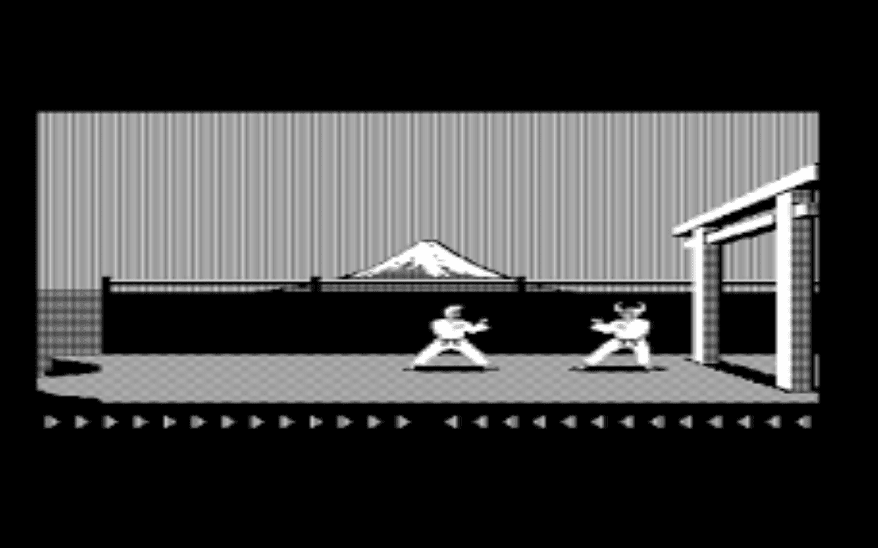 Gameplay screen of Karateka (6/8)