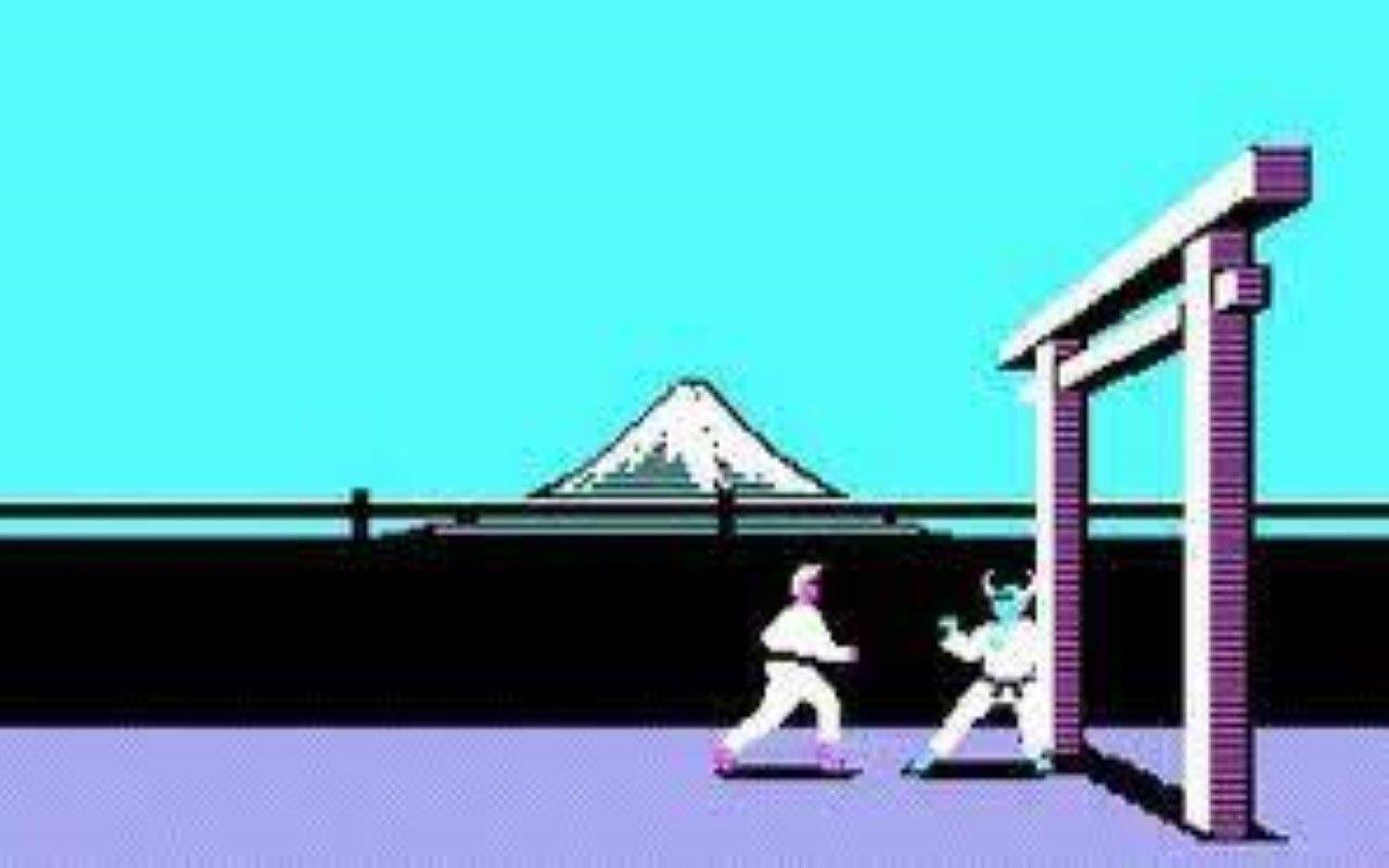 Gameplay screen of Karateka (2/8)
