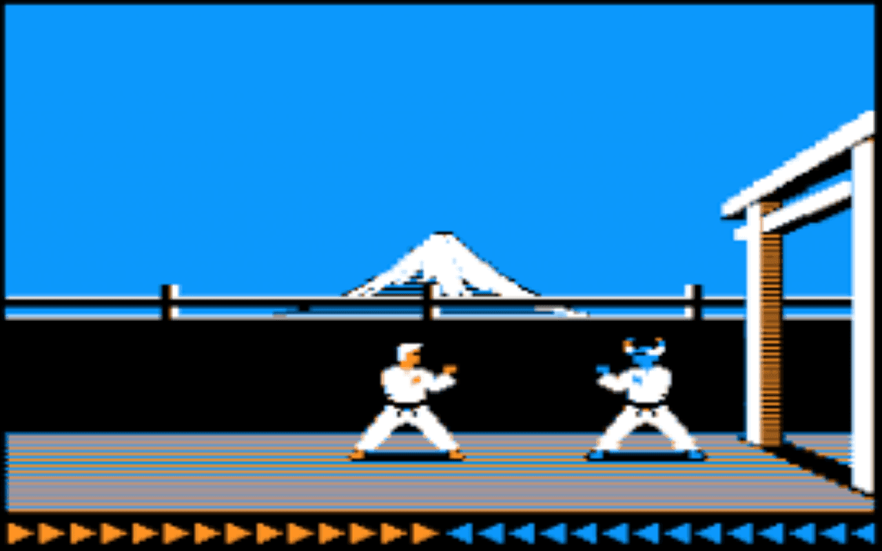 Gameplay screen of Karateka (8/8)