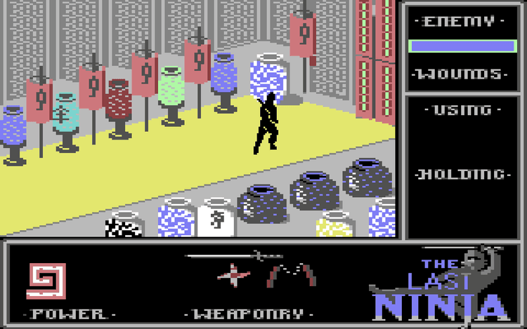 Gameplay screen of Last Ninja 2: Back with a Vengeance (8/8)