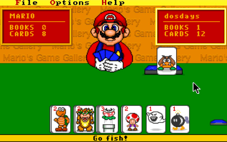 Gameplay screen of Mario's Game Gallery (3/8)
