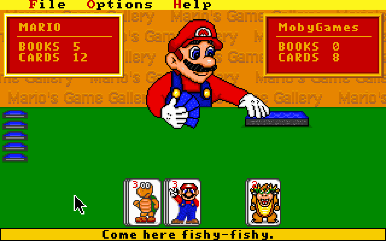 Gameplay screen of Mario's Game Gallery (1/8)