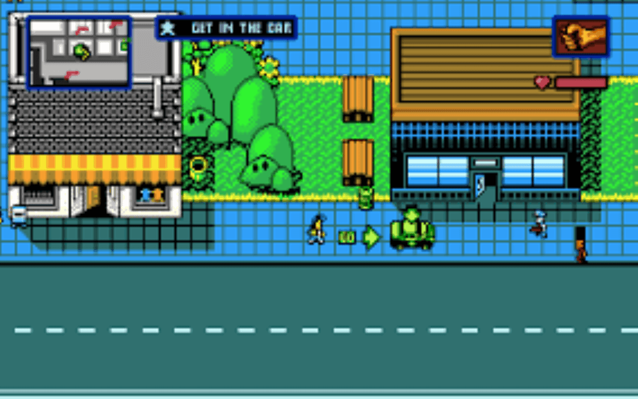 Gameplay screen of Rampage (4/4)