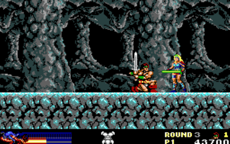 Gameplay screen of Rastan  (4/8)