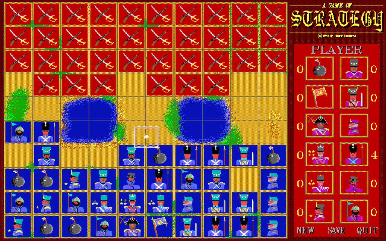 Gameplay screen of Stratego (3/8)