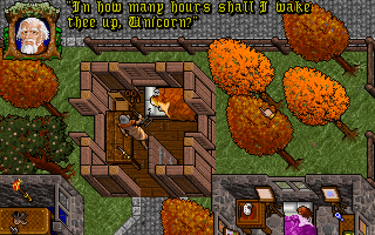 Gameplay screen of Ultima VII: The Black Gate (4/8)