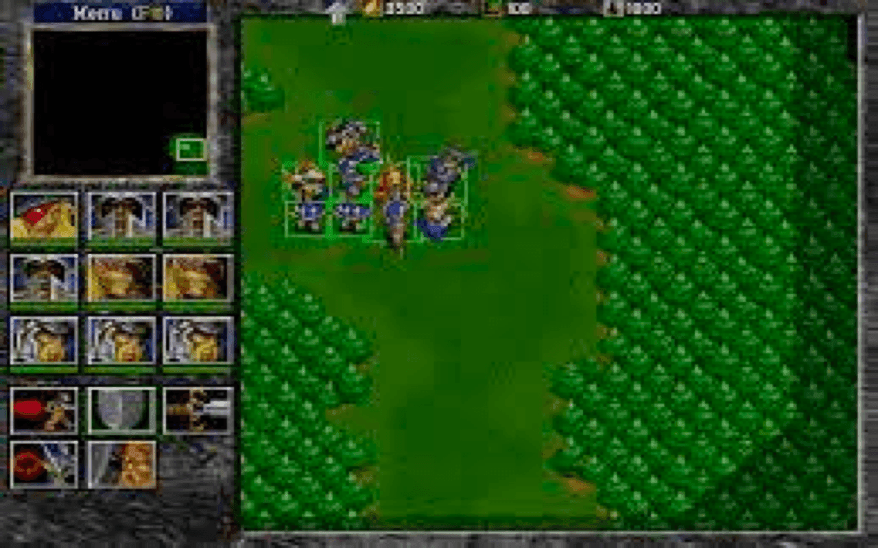 Gameplay screen of WarCraft II: Beyond the Dark Portal (5/8)